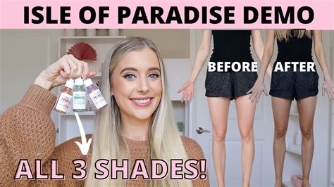 isle of paradise self tanner instructions
